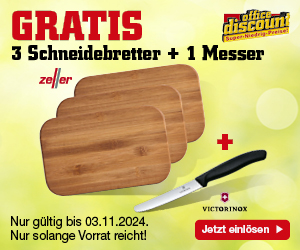 Gratis Set aus Schneidebretter & Messer